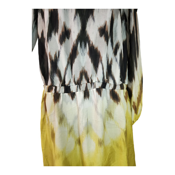 Anthropologie Leifsdottir Silk Cold Shoulder Dress Size 6 - Picture 5 of 10